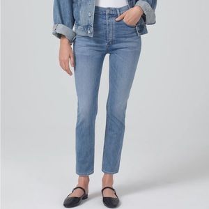 CITIZENS OF HUMANITY Jolene High Rise Vintage Slim
In Pixie, size 29
